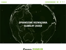 Tablet Screenshot of famur.com